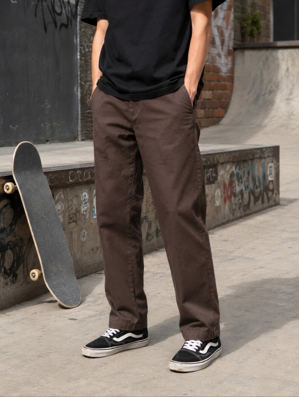 Dickies 874 Work Pants Mens 33x32 Brown Original Fit Workwear Skate Streetwear